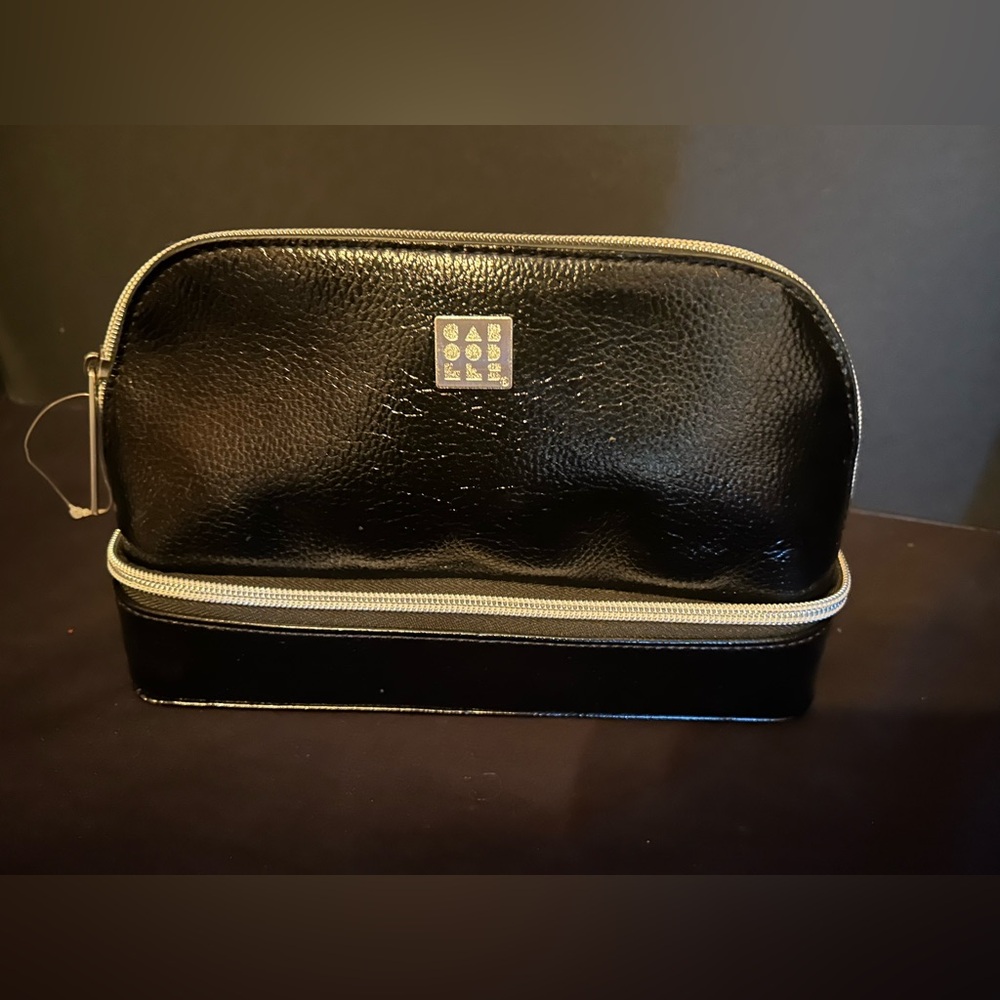 Caboodles Cosmetic Bag w Jewelry Organizer NEW NO TAGS Faux Patent leather 9x6"